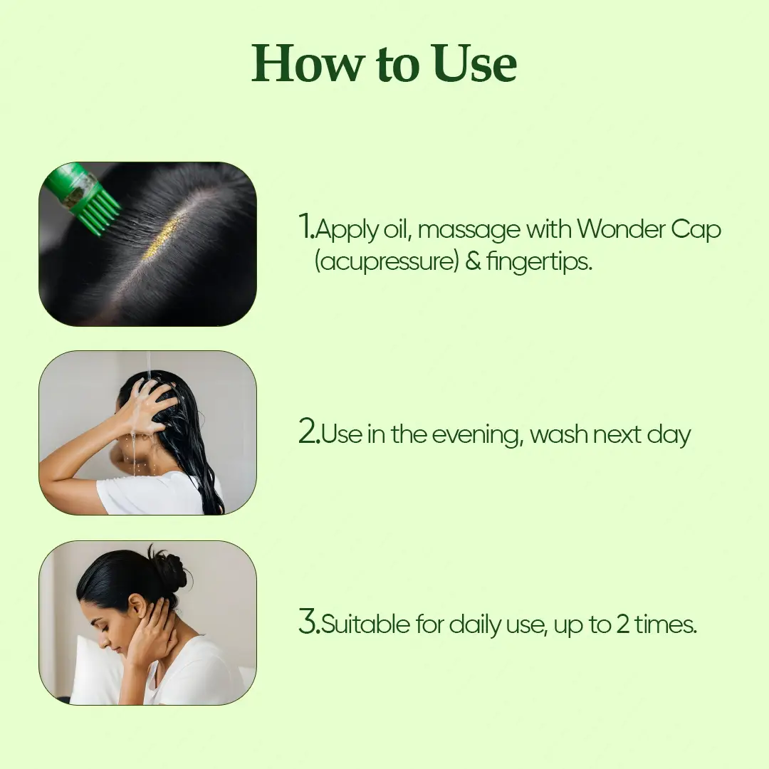 strong and long hair with vcare herbal h